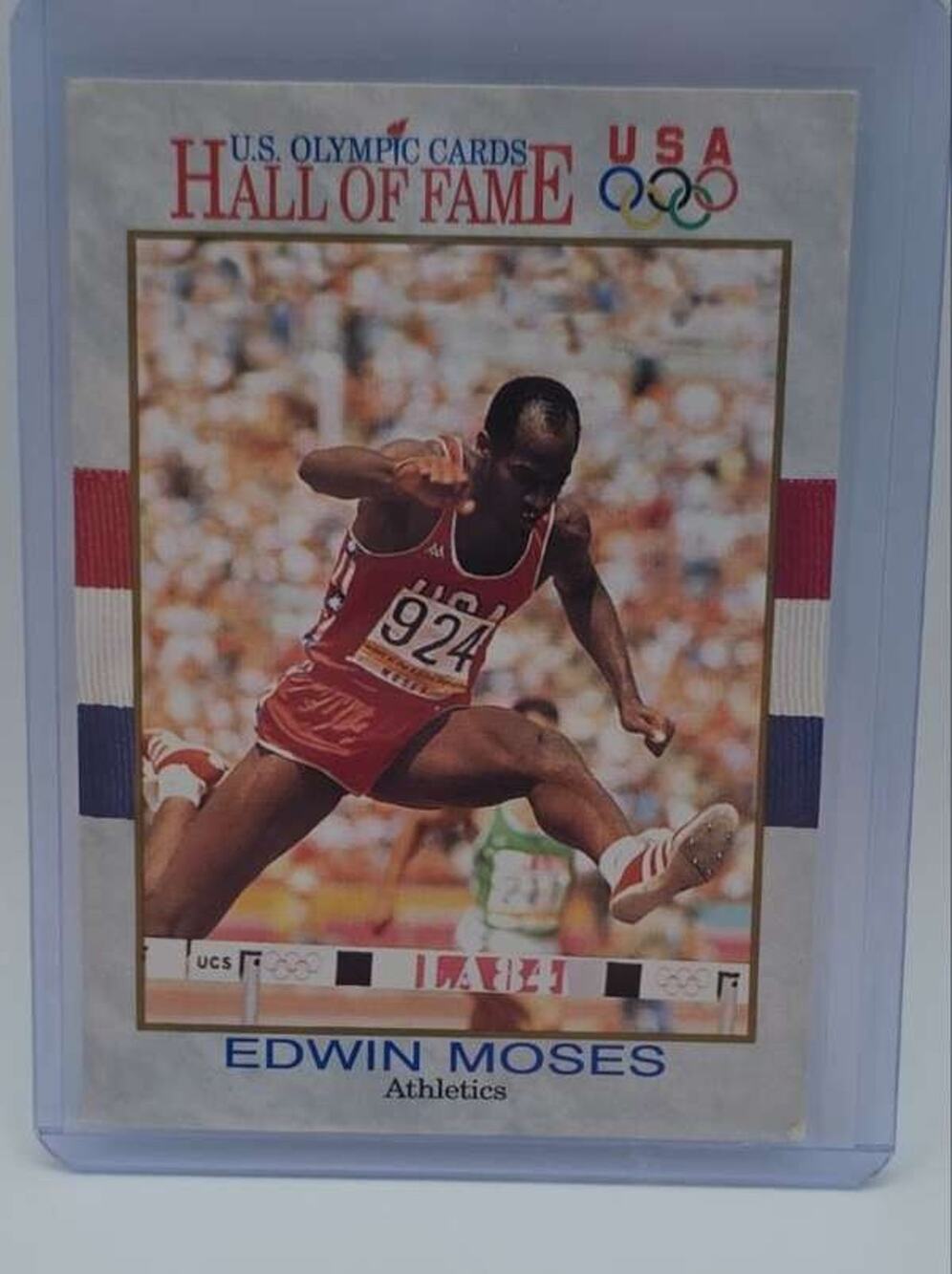 1991 Impel U.S. Olympic Hall of Fame #25 Edwin Moses Card